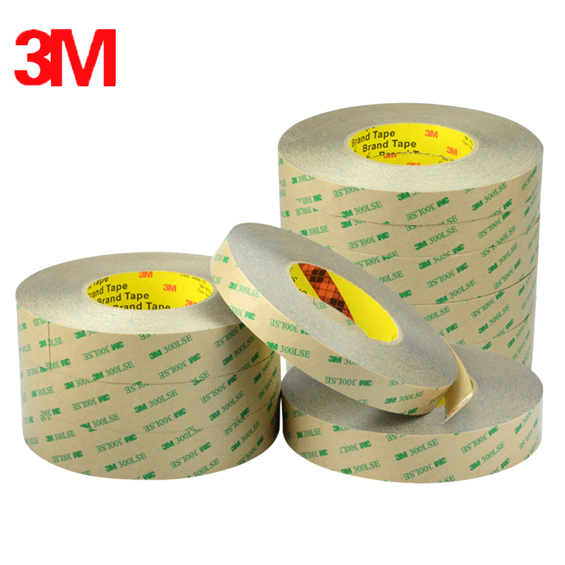 50 Meters 8/10/12/15/20/30mm, 3M 300LSE Double Sided Tape Adhesive stronger stick for SMD LED Strip Lights (tape strong adhesive)